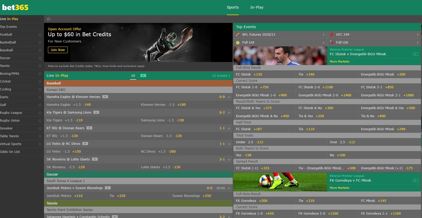 Bet365 Sportsbook