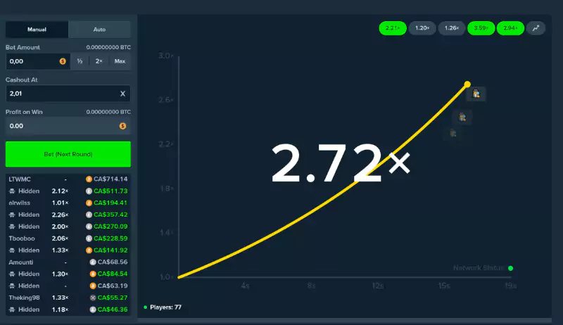 Crash Casino Multiplier